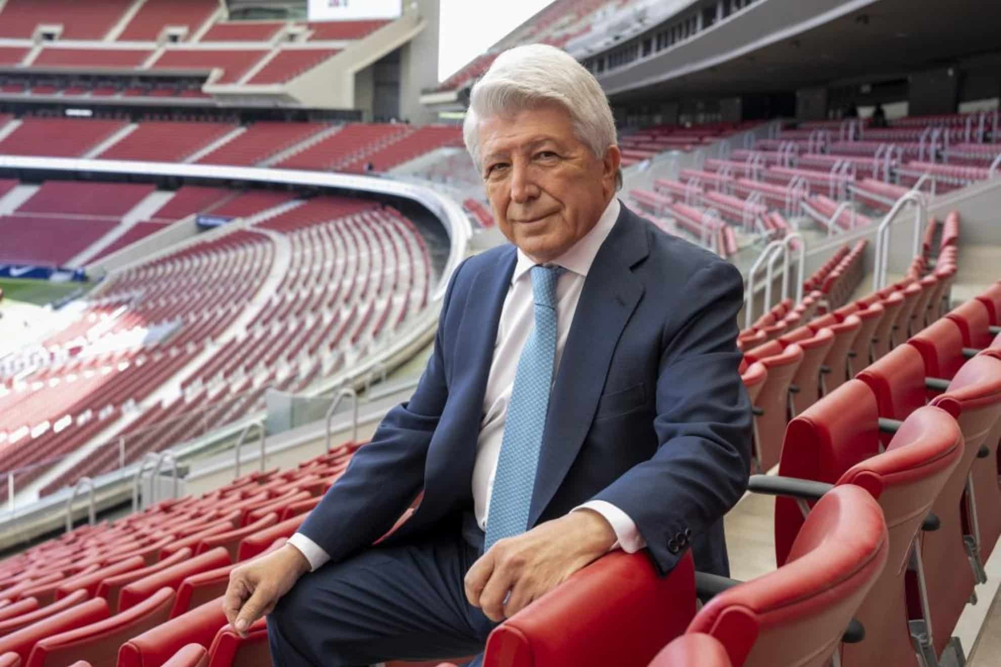 Enrique Cerezo, presidente Atletico Madrid