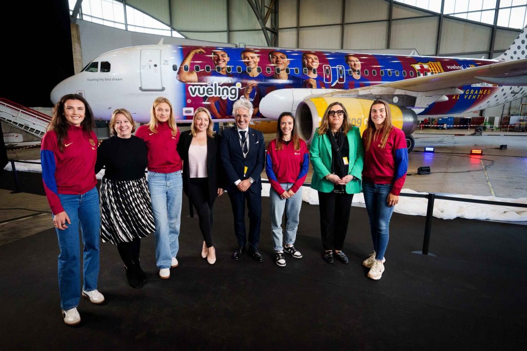 Barcellona vola verso l'uguaglianza: il nuovo aereo del Barça femminile