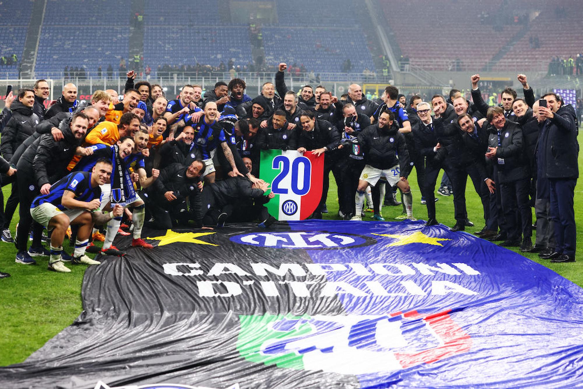 Inter campione d'Italia nel derby: nessun messaggio dal Milan