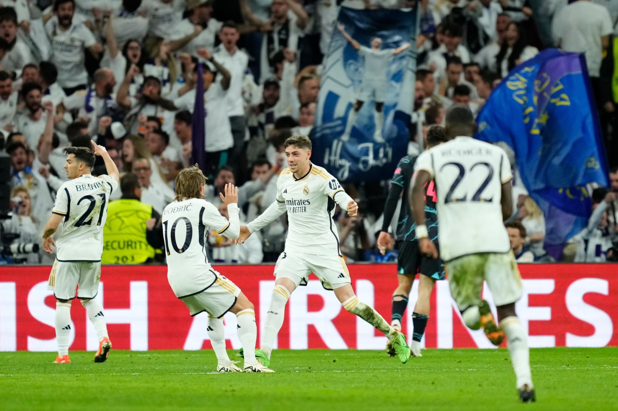 Real Madrid, esultanza