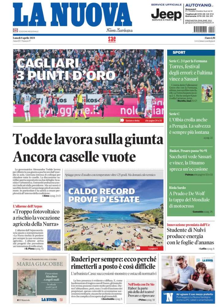 Il Cagliari in rimonta: "Tre punti d'oro contro l'Atalanta"