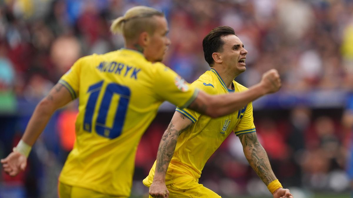 Slovenia-Ucraina 1-2, Schranz illude: Yaremchuk completa la rimonta