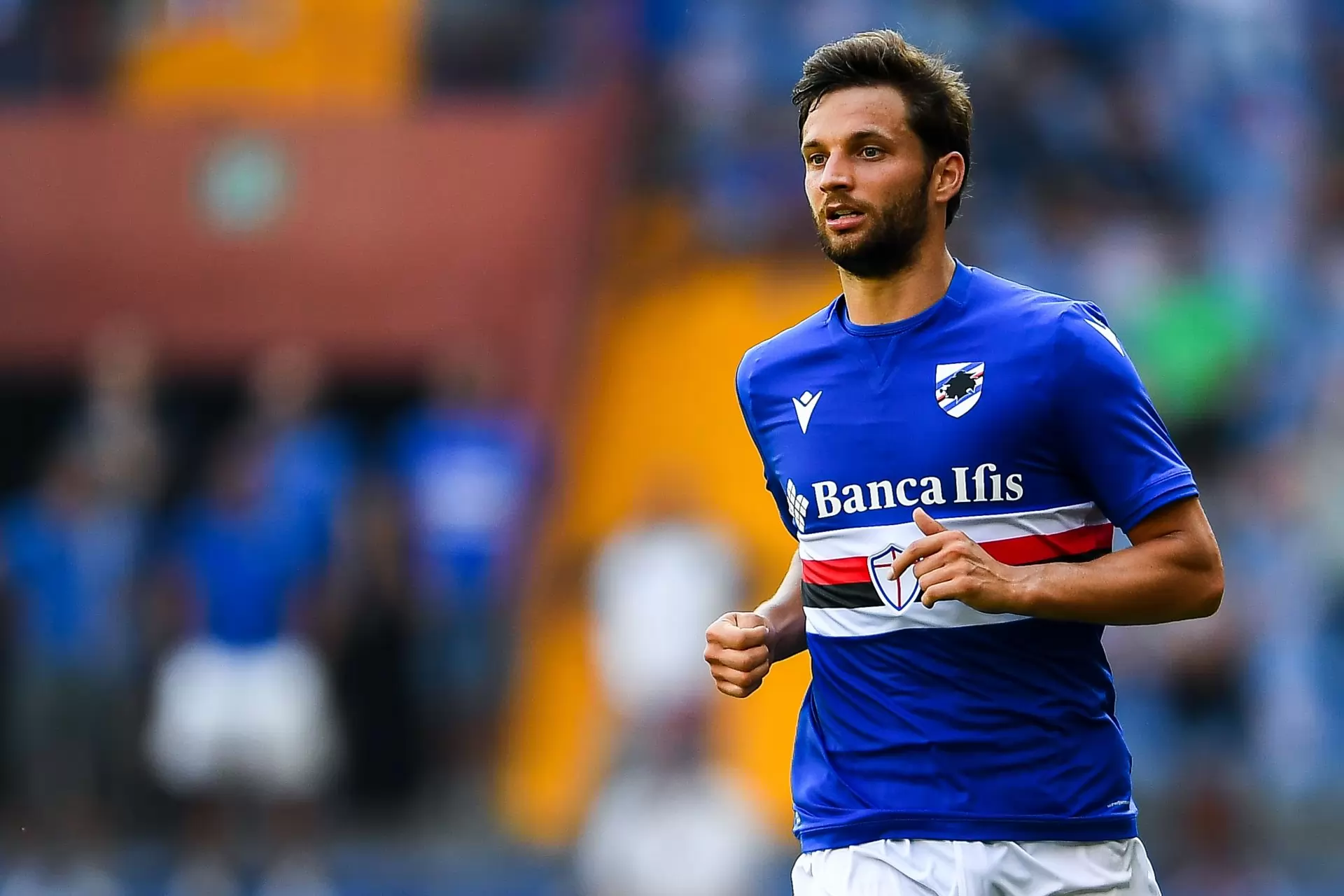 Bereszynski con la maglia della Sampdoria