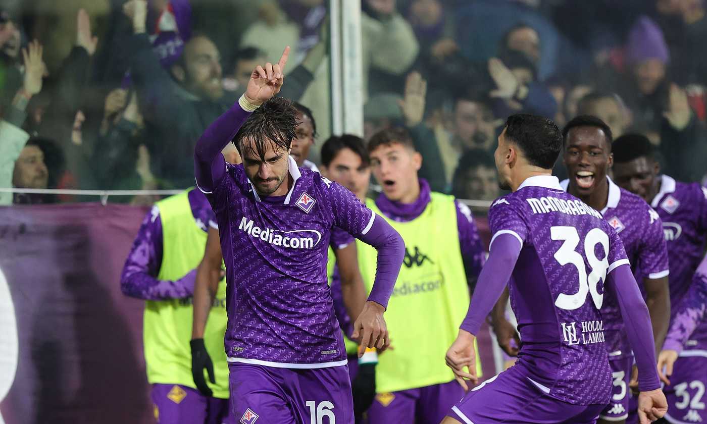 Esultanza Ranieri con la Fiorentina
