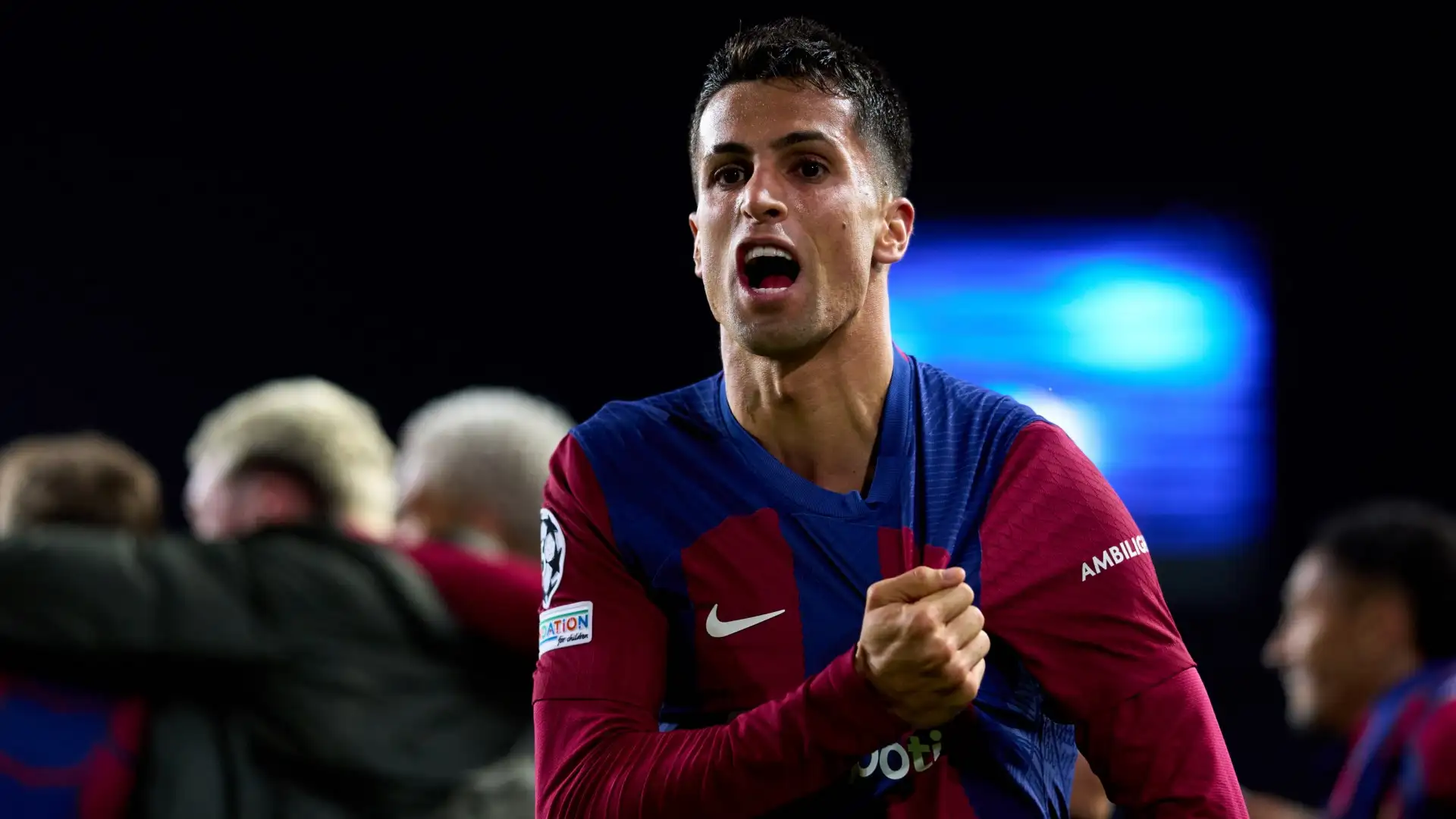 Joao Cancelo con la maglia del Barcellona