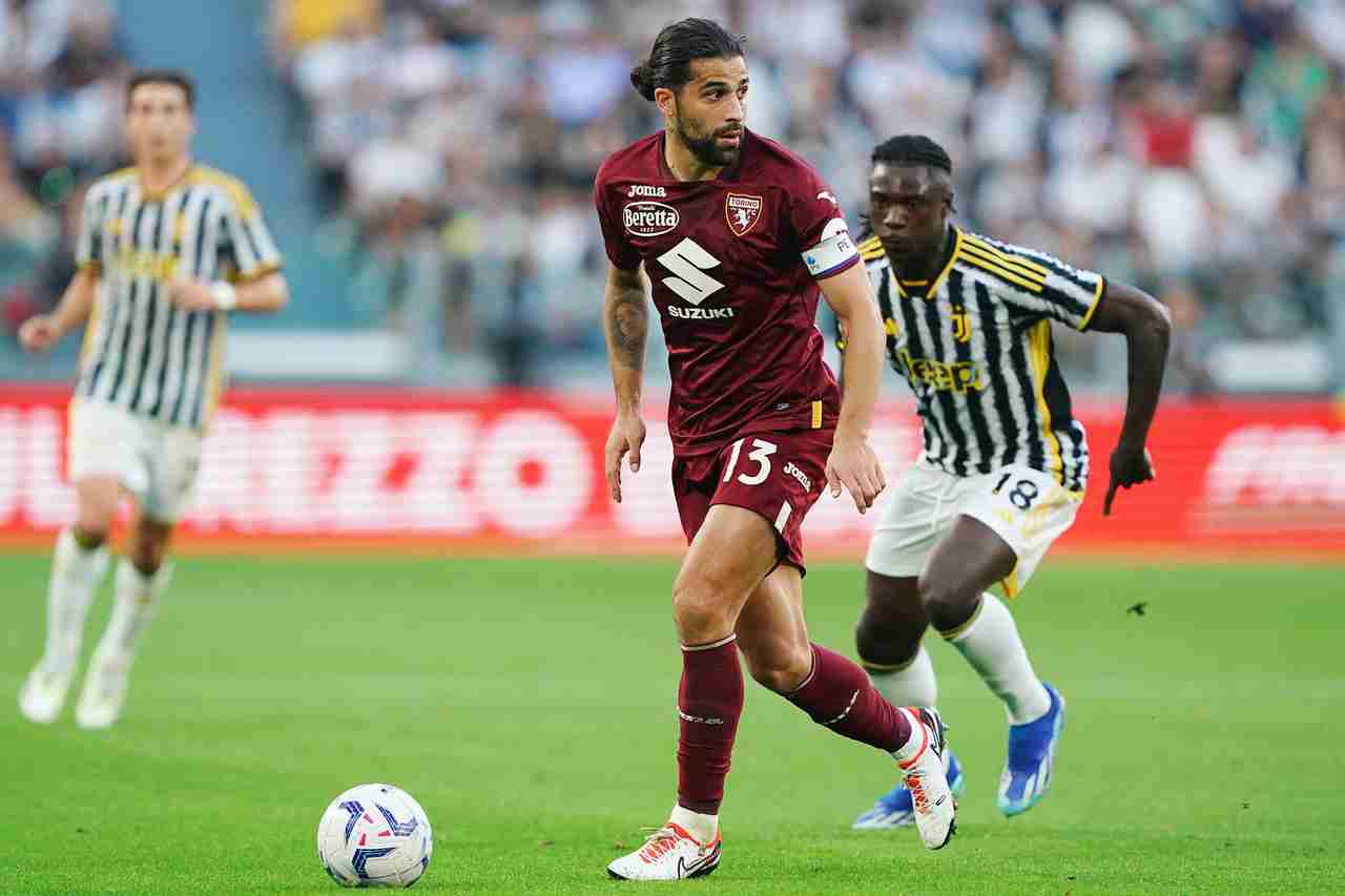 Ricardo Rodriguez con la maglia del Torino