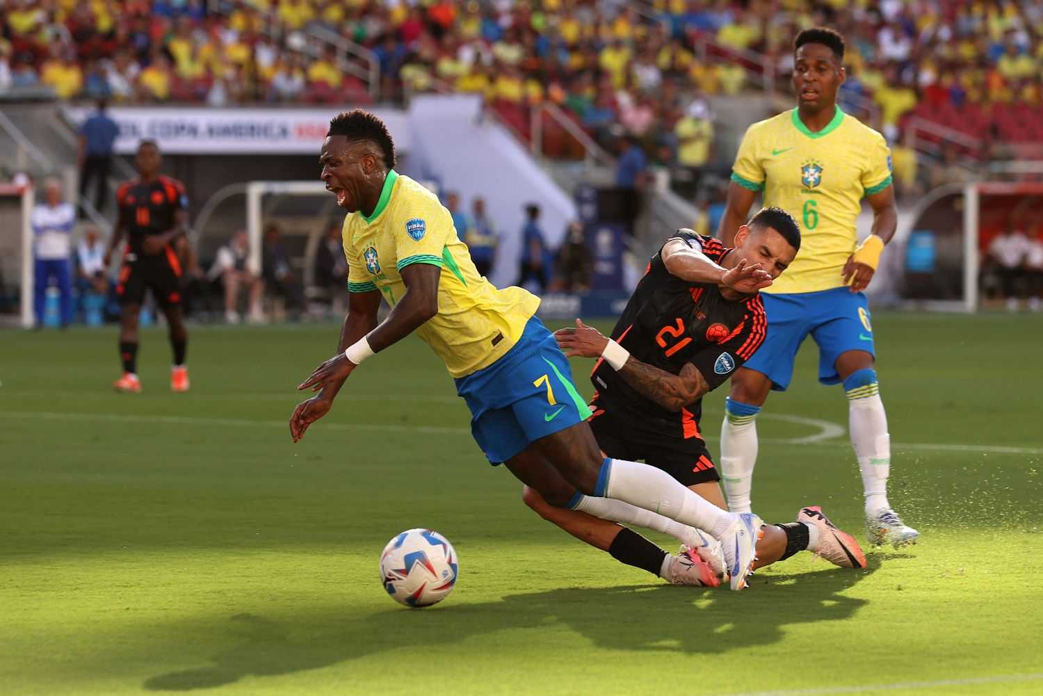 Copa America, pari tra Brasile e Colombia: il Costa Rica batte il Paraguay