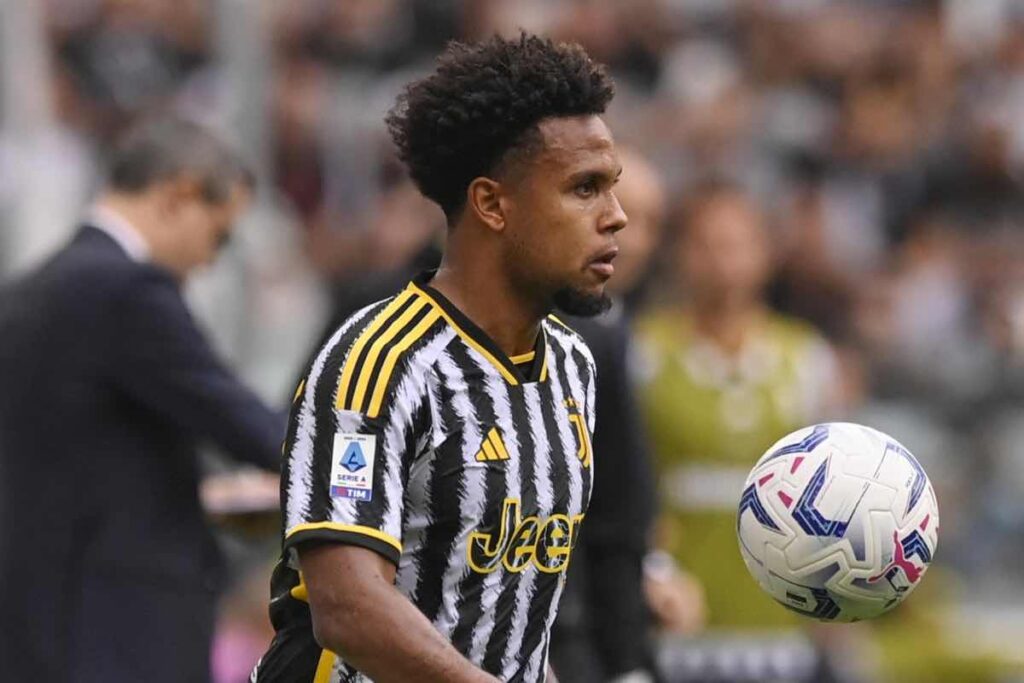 Weston McKennie con la maglia della Juventus