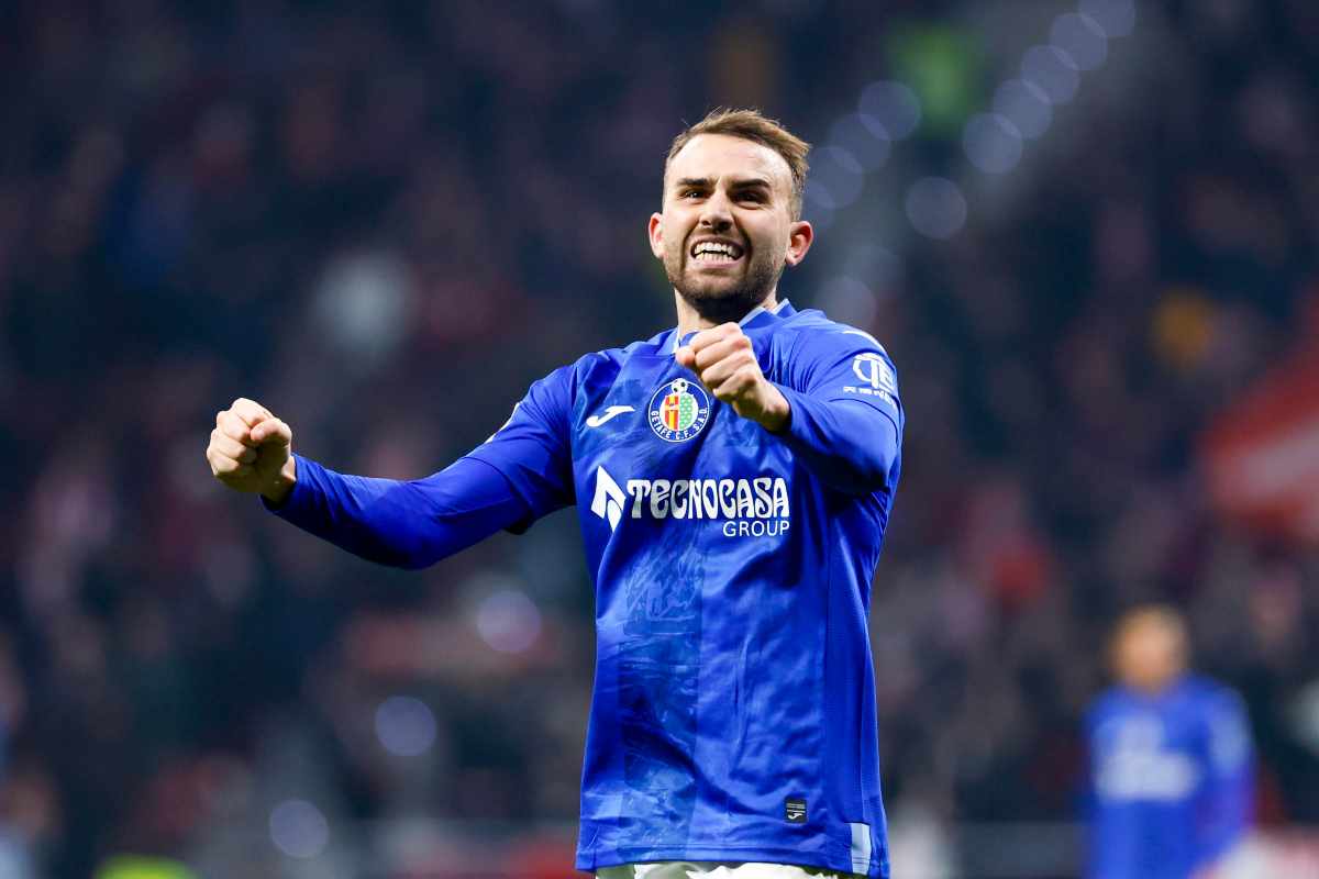 Borja Mayoral con la maglia del Getafe