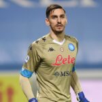 Meret con la maglia del Napoli