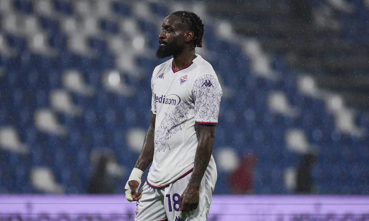 Nzola con la Fiorentina