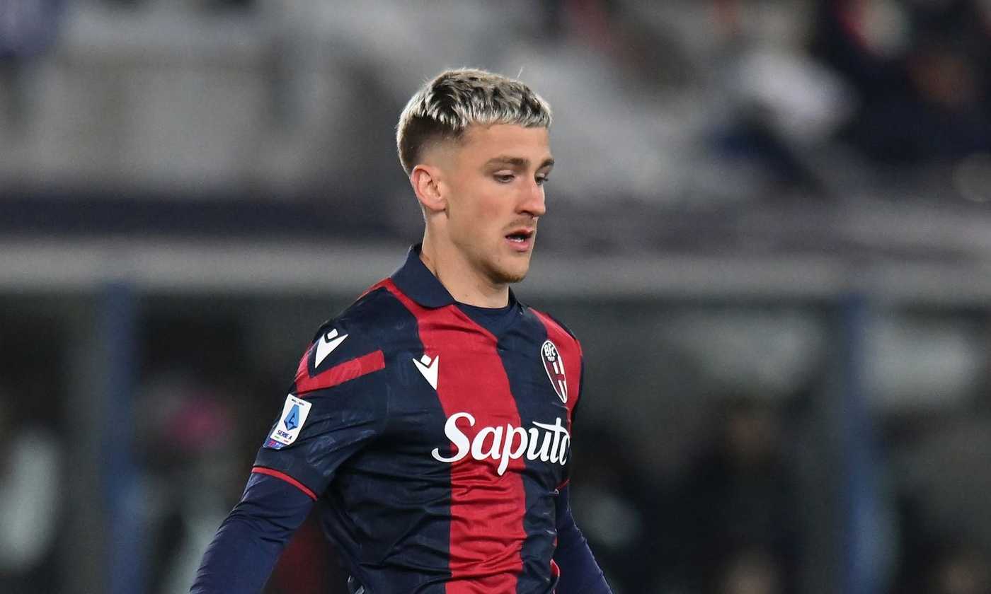 Saelemaekers con la maglia del Bologna